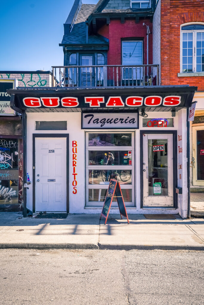 Gus Tacos, Augusta Ave, Kensignton Market, Toronto, the first location.